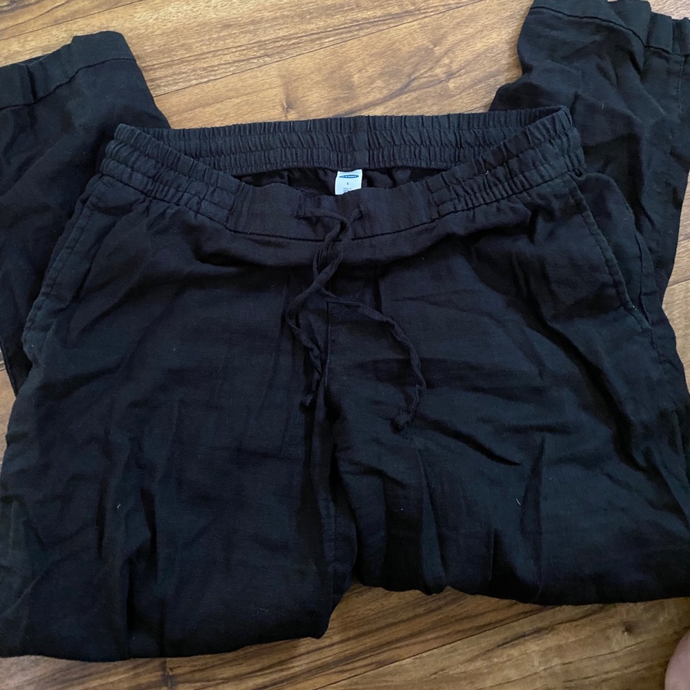Old navy black linen pants